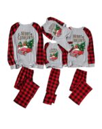 Christmas Pyjamas Snowman in a Taxi, grey