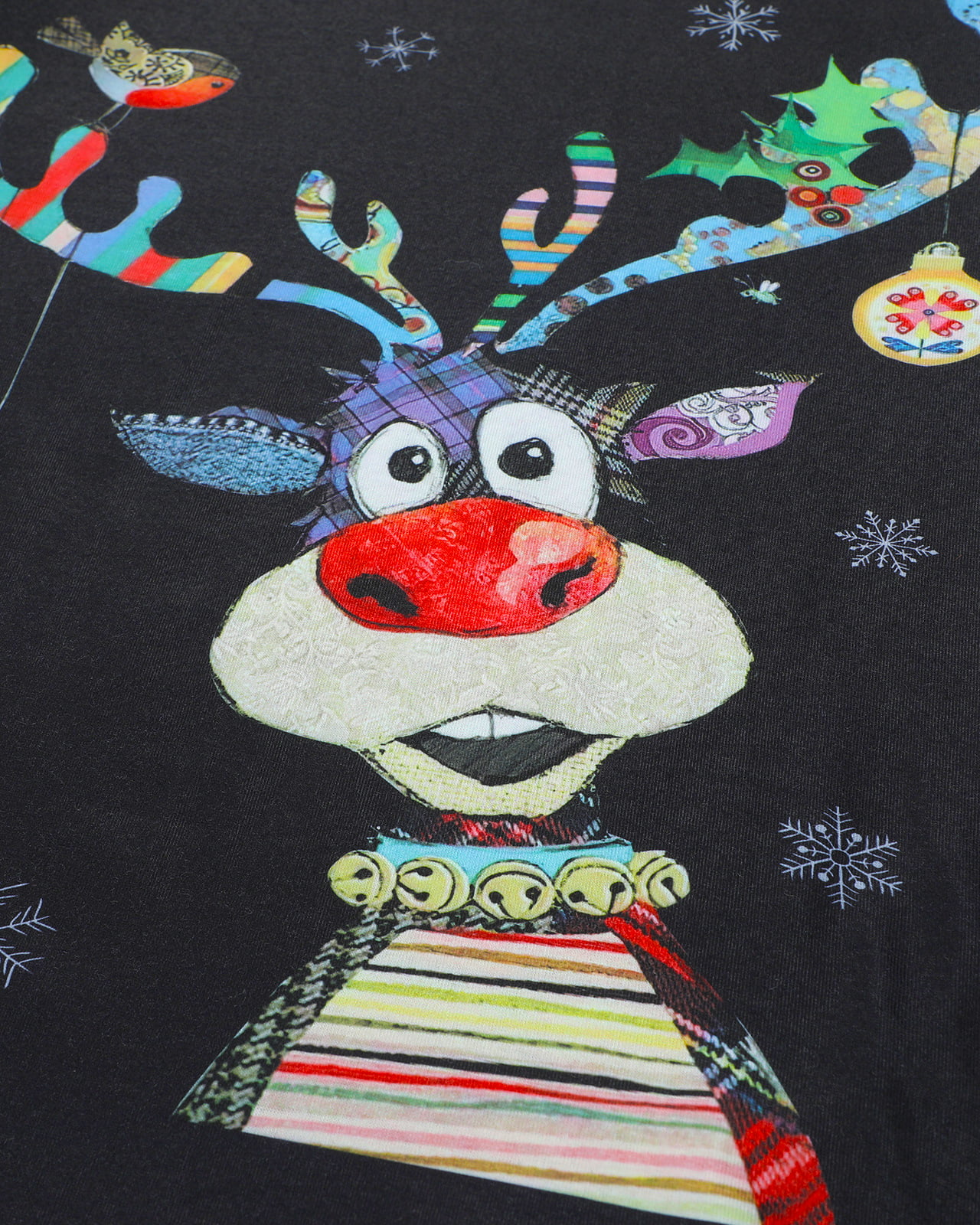 Original Patchwork Reindeer Christmas Pyjamas