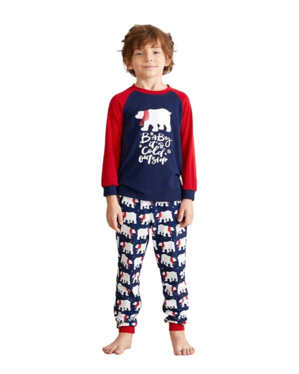 Polar Bear Christmas pyjamas well covered
