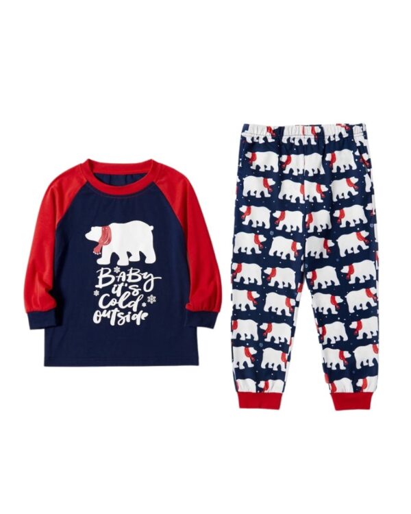 Polar Bear Christmas pyjamas well covered
