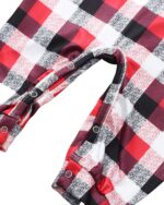 Pijama de Navidad Reno Sonriente con decoración de Estrellas