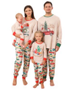 Pijama familiar de Navidad Viaje en coche