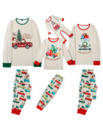 Pijama familiar de Navidad Viaje en coche