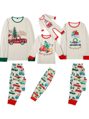 christmas pyjamas family car trip photo all models