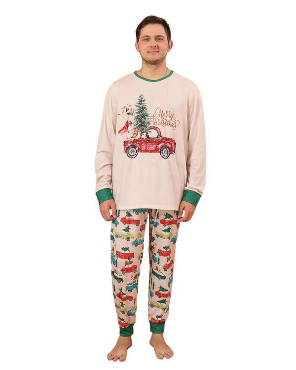 Pijama familiar de Navidad Viaje en coche