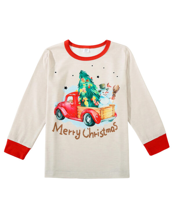 Pijama familiar de Navidad Viaje en coche