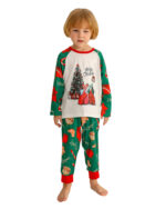 Family Christmas pajamas The tree full of gifts