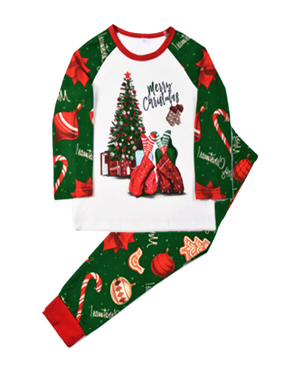 Family Christmas pajamas The tree full of gifts