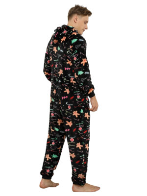 men's christmas candy couple jumpsuit 3