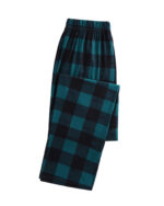 Moderner grün karierter Familien-Weihnachtspyjama