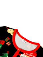 Christmas Sloths hanging from the garlands, whole matching family pyjamas