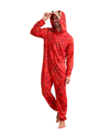 Mono con dibujo de reno Emoji y capucha con diseño de reno