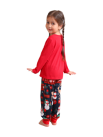 Renos abrigados esperando la Navidad Pijama a juego