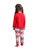 Merry Christmas print in Grinchmas style red pyjama