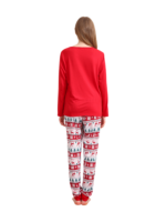 Merry Christmas print in Grinchmas style red pyjama