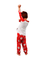 Weihnachtsfaultiere, die an den Girlanden hängen, passende Familienpyjamas