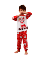 Weihnachtsfaultiere, die an den Girlanden hängen, passende Familienpyjamas