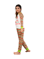 Grinchmas pyjamas for the whole family, red, green striped
