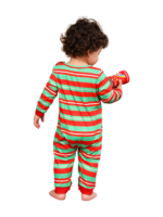 Grinchmas pyjamas for the whole family, red, green striped