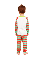 Grinchmas pyjamas for the whole family, red, green striped