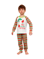 Grinchmas pyjamas for the whole family, red, green striped