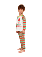 Grinchmas pyjamas for the whole family, red, green striped
