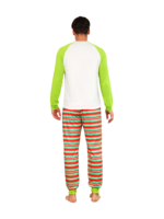 Grinchmas pyjamas for the whole family, red, green striped
