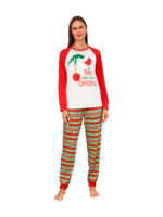 Grinchmas pyjamas for the whole family, red, green striped