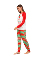 Grinchmas pyjamas for the whole family, red, green striped
