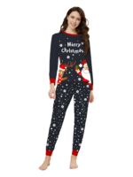 Snowy pyjamas, Father Christmas giving a present to his little reindeer