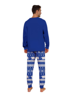 Pijama de Navidad a juego azul Árbol mágico estrellado