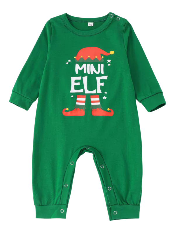 Pijama de Navidad Elf familia, pareja, cheque irlandés