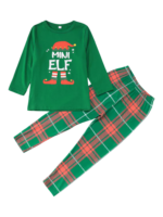 Pijama de Navidad Elf familia, pareja, cheque irlandés