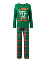 Pijama de Navidad Elf familia, pareja, cheque irlandés
