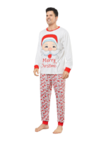 Family Christmas pajamas, Ghibli style, Father Christmas motif