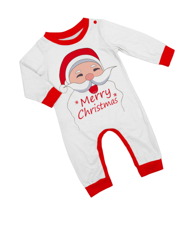 Family Christmas pajamas, Ghibli style, Father Christmas motif