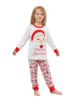Family Christmas pajamas, Ghibli style, Father Christmas motif