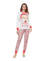 Family Christmas pajamas, Ghibli style, Father Christmas motif