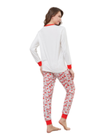 Family Christmas pajamas, Ghibli style, Father Christmas motif