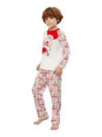 Family Christmas pajamas, Ghibli style, Reindeer motif