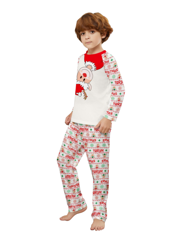 Family Christmas pajamas, Ghibli style, Reindeer motif