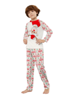 Family Christmas pajamas, Ghibli style, Reindeer motif