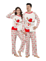 Family Christmas pajamas, Ghibli style, Reindeer motif