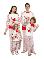 Family Christmas pajamas, Ghibli style, Reindeer motif