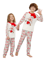 Family Christmas pajamas, Ghibli style, Reindeer motif