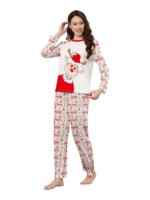 Family Christmas pajamas, Ghibli style, Reindeer motif