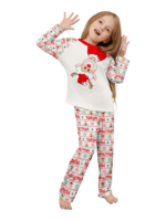 Family Christmas pajamas, Ghibli style, Reindeer motif