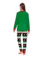 Familjepyjamas Tomten i en krans gör en DAB