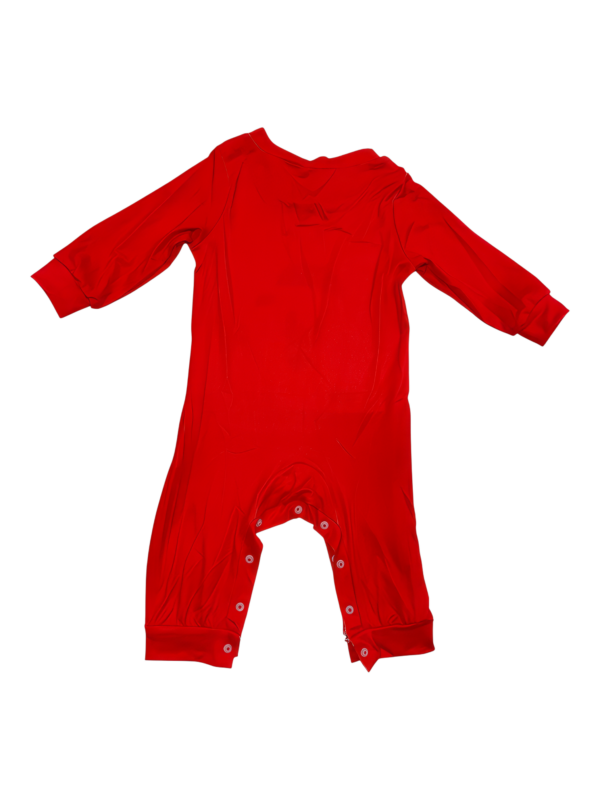 Pijama familiar con estampado de renos de feliz navidad para toda la familia, rojo y verde