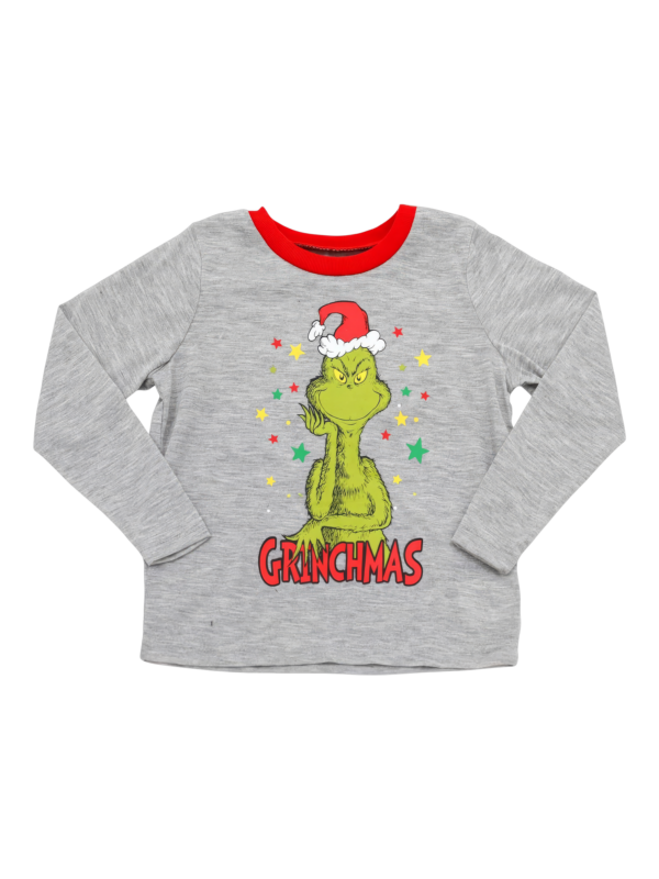 Matching Grey and black grinchmas family pyjamas